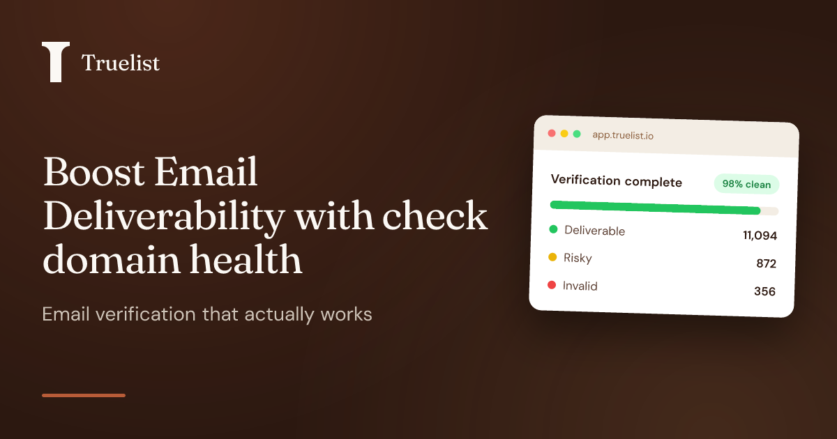 Boost Email Deliverability with check domain health