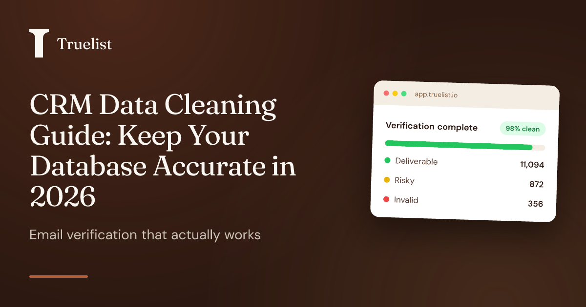 CRM Data Cleaning Guide: Keep Your Database Accurate in 2026