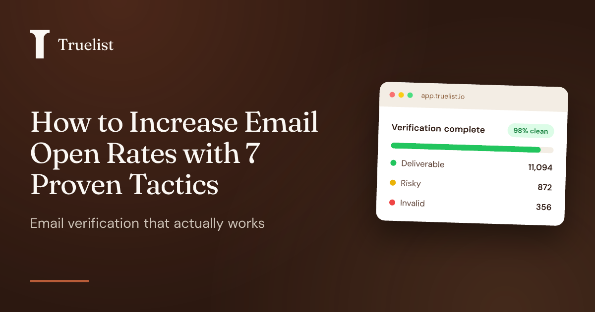 How to Increase Email Open Rates with 7 Proven Tactics