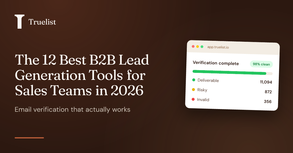 The 12 Best B2B Lead Generation Tools for Sales Teams in 2026