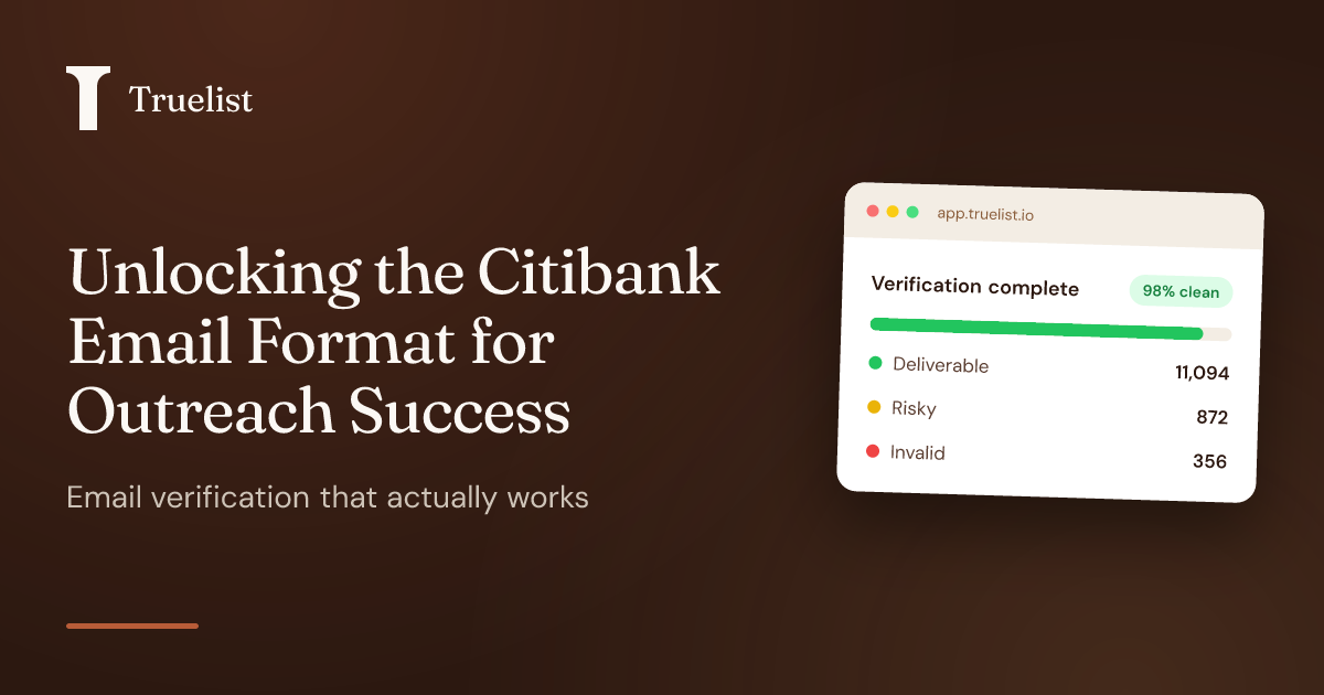 Unlocking the Citibank Email Format for Outreach Success