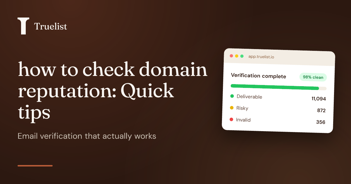 how to check domain reputation: Quick tips